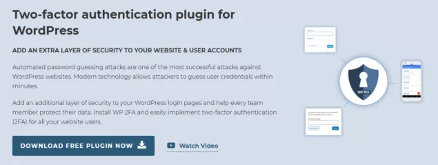 Plug-in WP 2FA