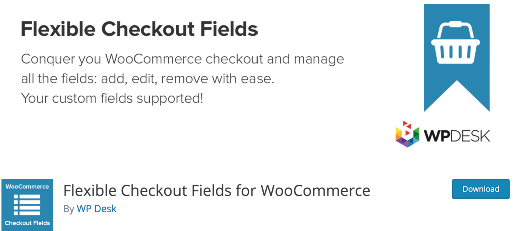 Beste WooCommerce Checkout-Plugins - Flexible Checkout-Felder