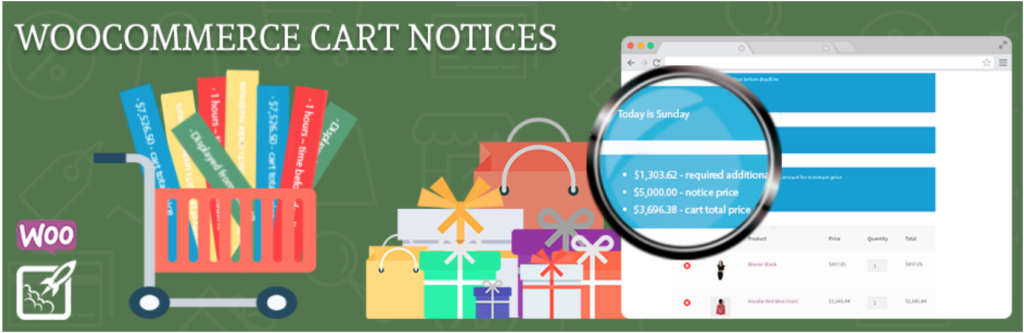 WooCommerce-Checkout-Plugins - Warenkorbbenachrichtigungen
