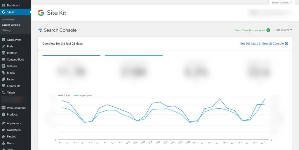 Google Site Kit WordPress - Suchkonsole