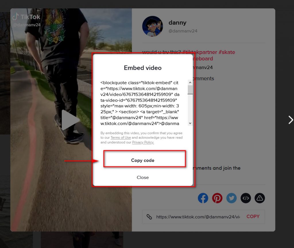 Wie man Tiktok-Videos in WordPress einbettet - Code einbetten