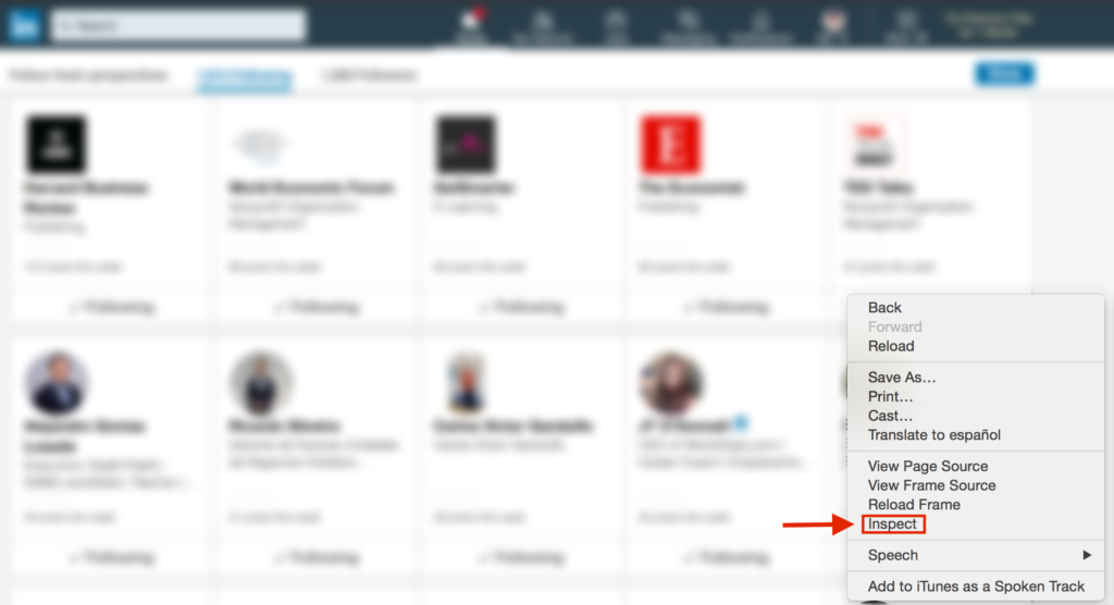 linkedinphpソフトバージョンで一括で接続のフォローを解除する