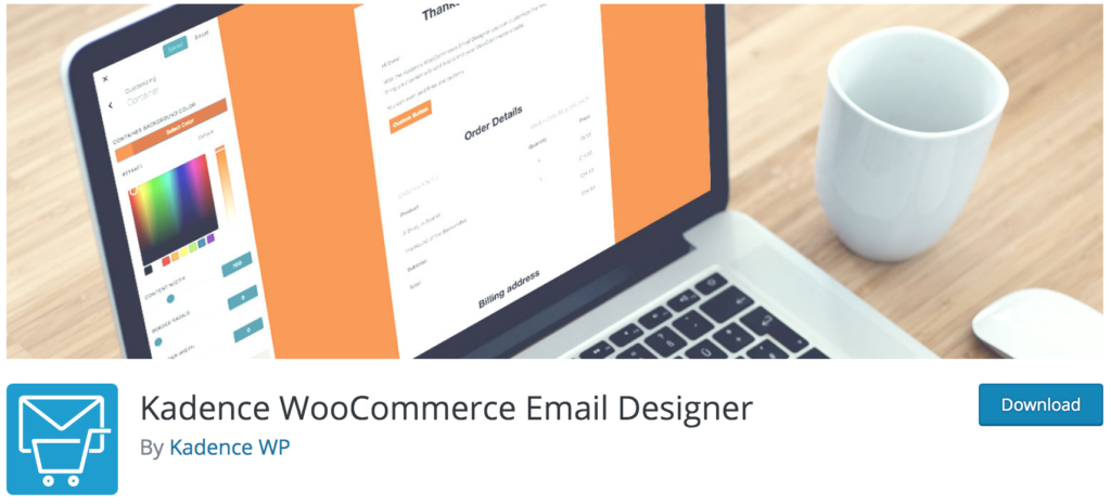 Kadence WooCommerce E-posta Tasarımcısı Eklentisi