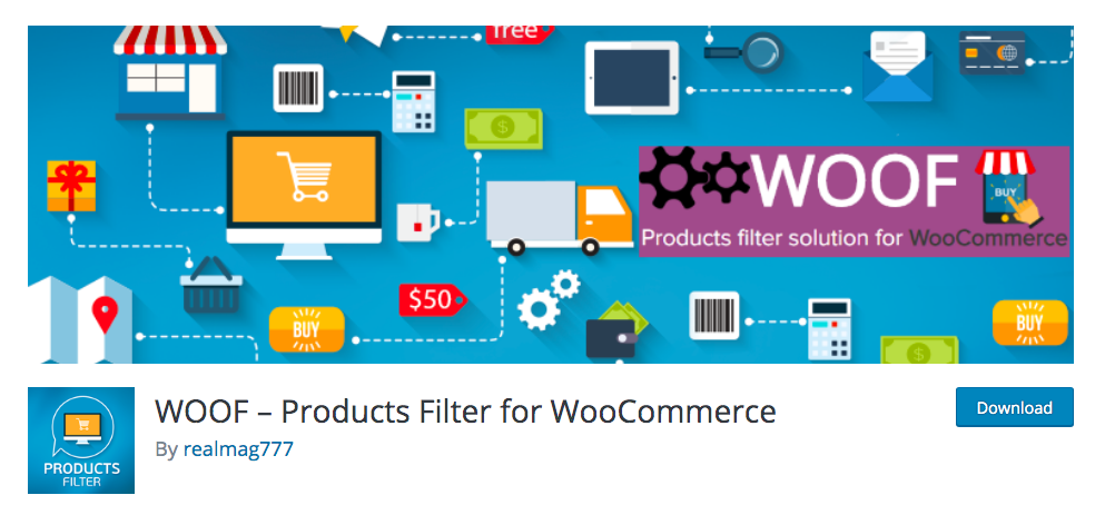 최고의 WooCommerce 제품 검색 플러그인 - WOOF