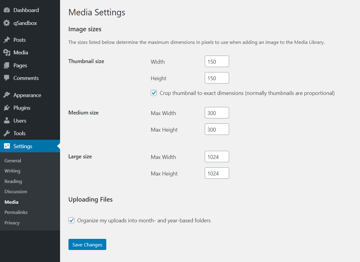 So entfernen Sie Miniaturansichten in WordPress – WP-Admin