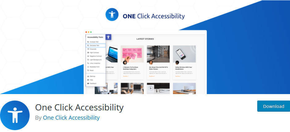 WordPress를 위한 최고의 접근성 플러그인 - 한 번의 클릭으로 접근성