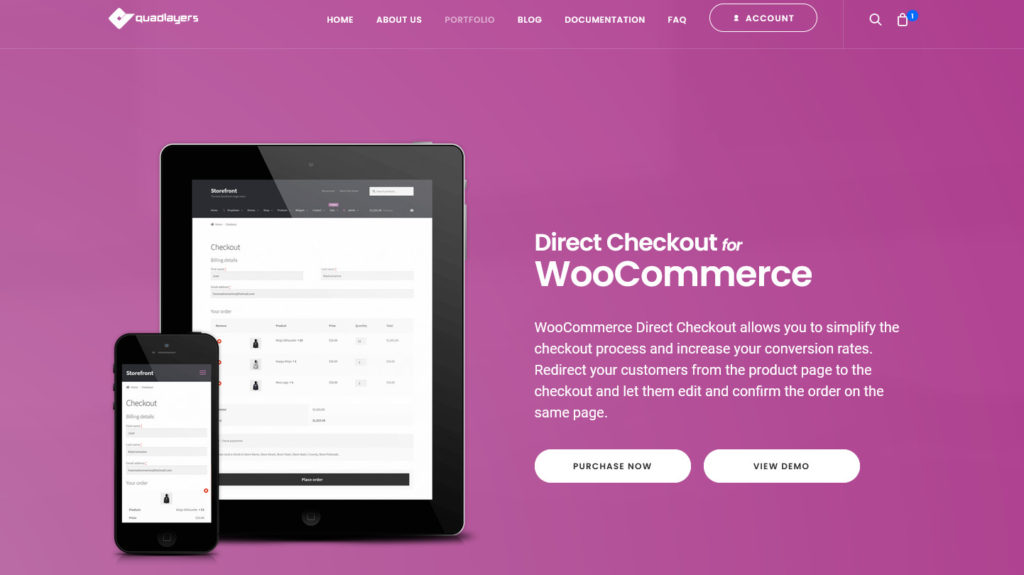 woocommerce 다이렉트 체크아웃 링크 - 다이렉트 체크아웃 플러그인 이미지