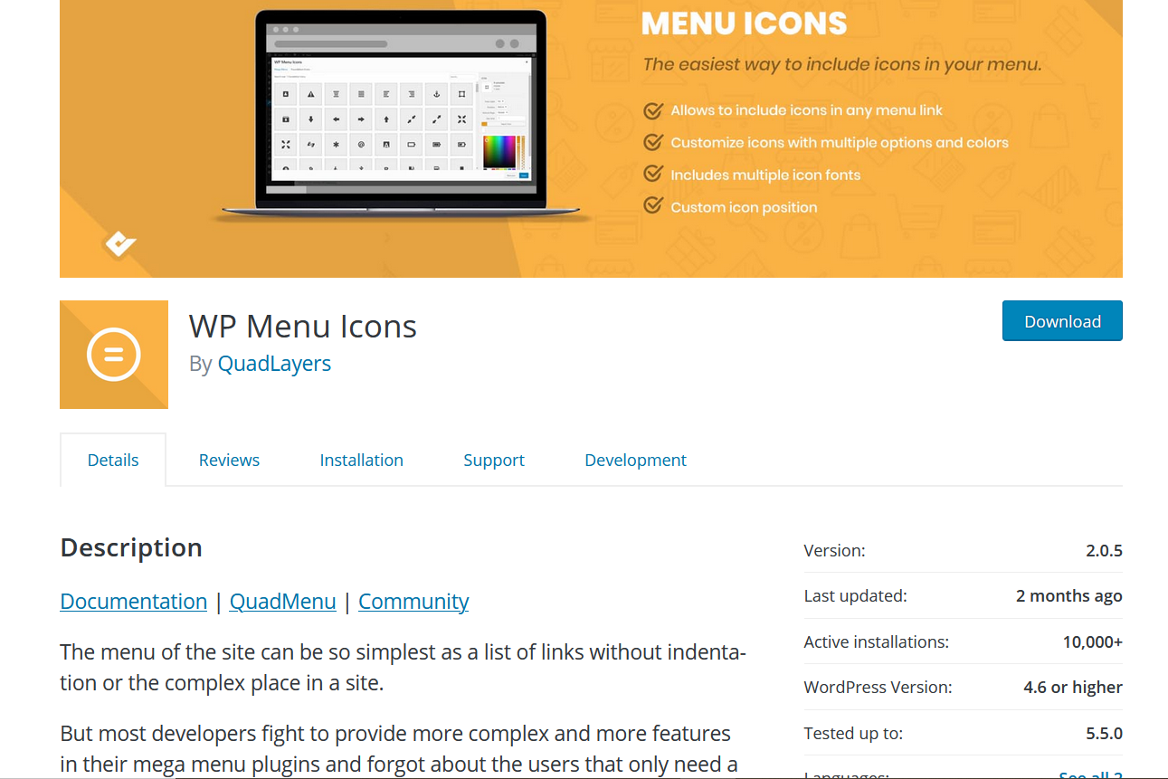 Tambahkan Ikon Media Sosial ke Menu WordPress - Plugin ikon menu WP