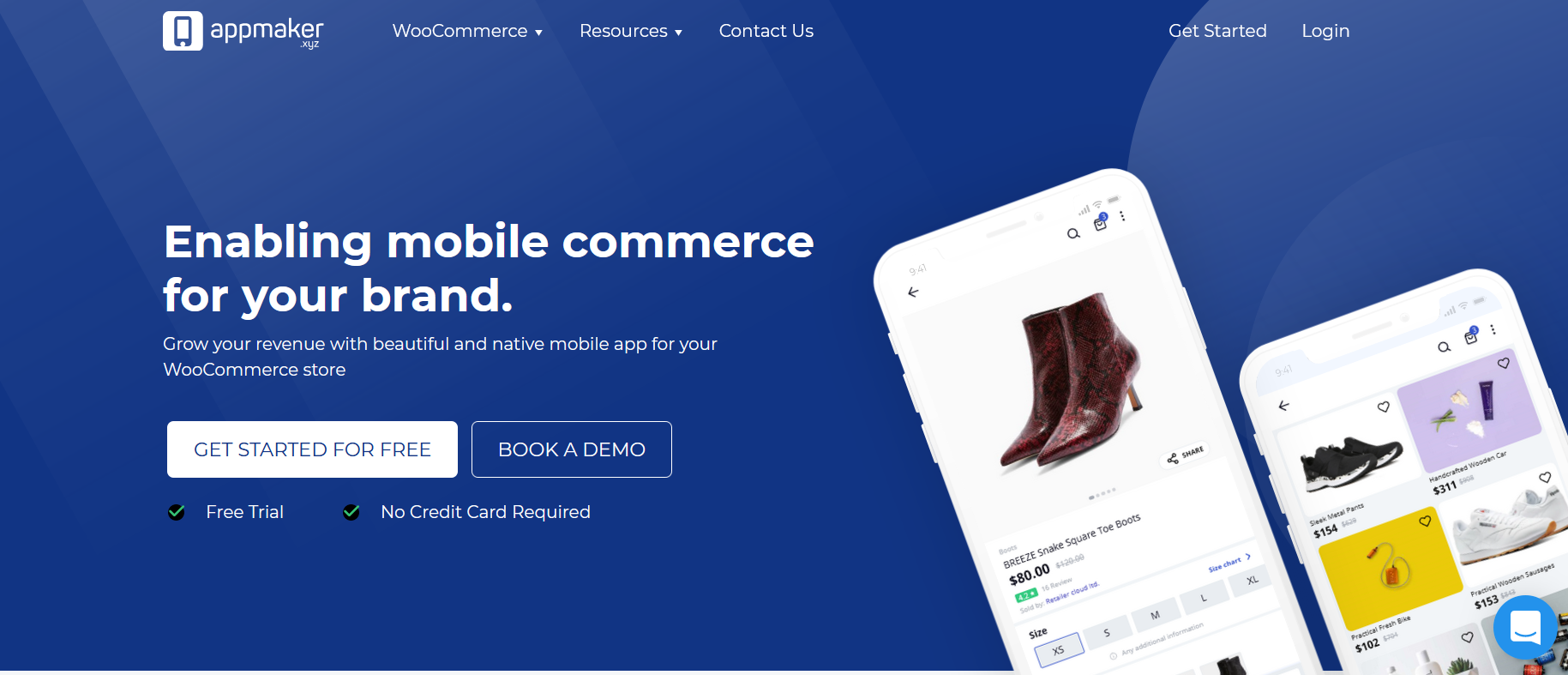 최고의 WooCommerce 앱 빌더 - appmaker