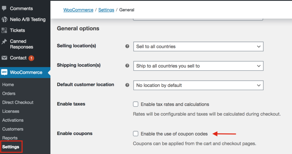 Cómo editar códigos de cupón de WooCommerce - Eliminar código de cupón