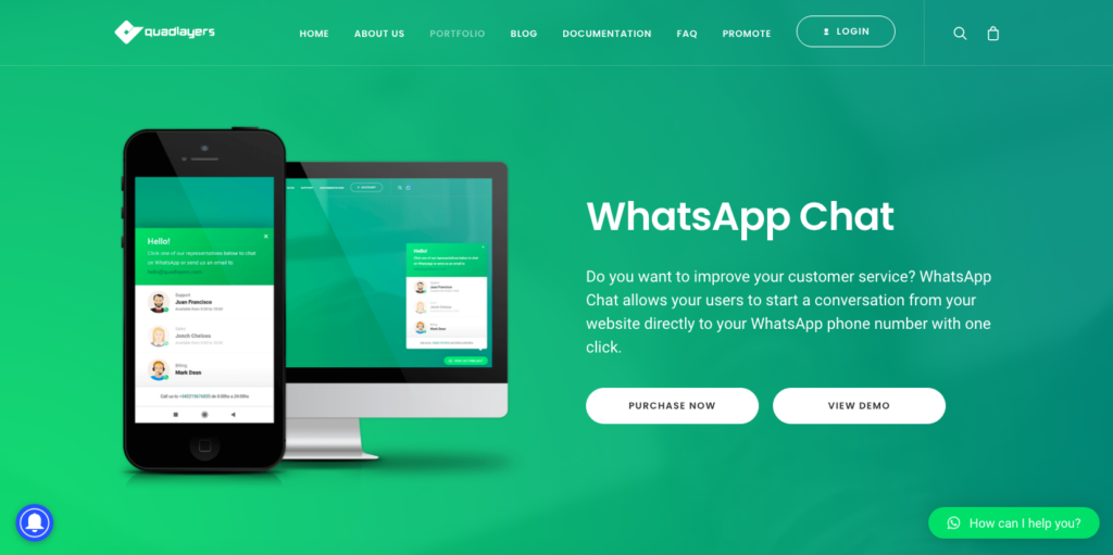 cel mai bun chat live gratuit woocommerce - chat WhatsApp