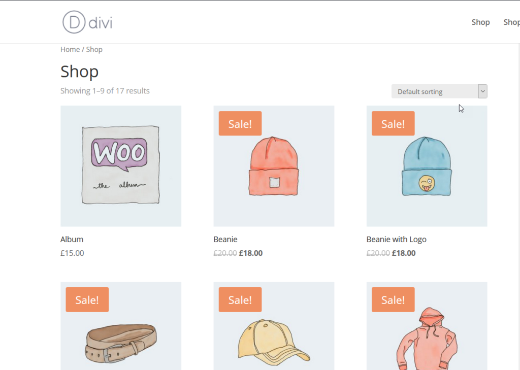 personalizzare la pagina del prodotto woocommerce in divi - divi shop