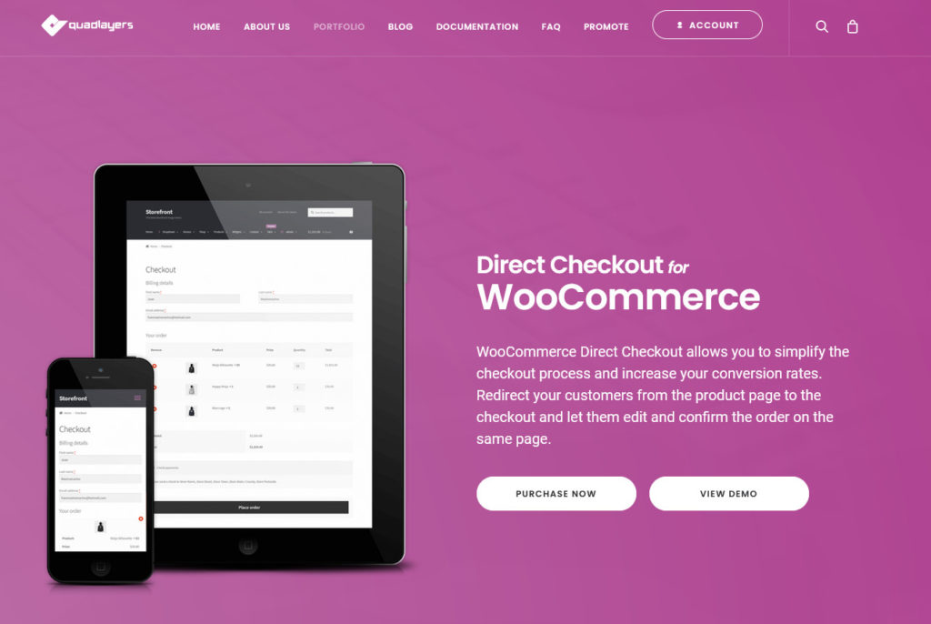 personalizza la pagina del prodotto woocommerce - checkout diretto