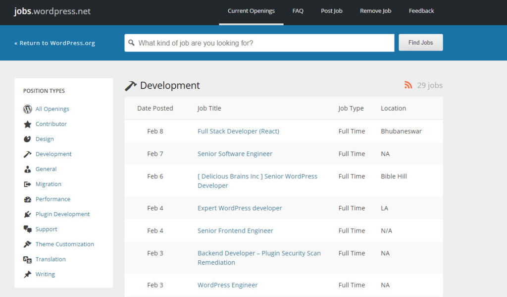 查找 wordpress 開發人員 - wordpress 工作