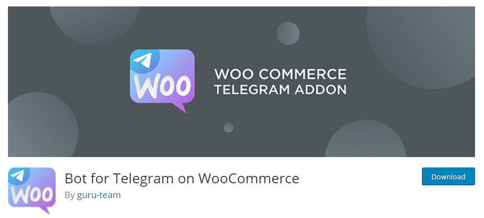 WooCommerce 上的 Telegram 机器人