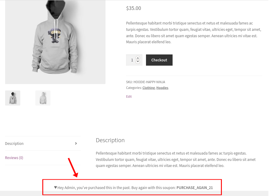 woocommerce 템플릿 파일 사용자 정의 - 재구매 고객을 위한 콘텐츠 표시