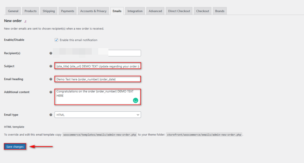 編輯 woocommerce 電子郵件模板 - 自定義交易電子郵件 woocommerce