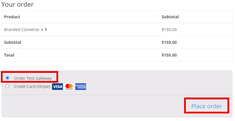 訂單測試網關支付測試woocommerce訂單