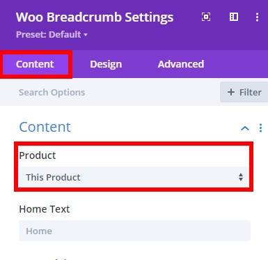 麵包屑內容選項卡自定義 woocommerce 類別頁面