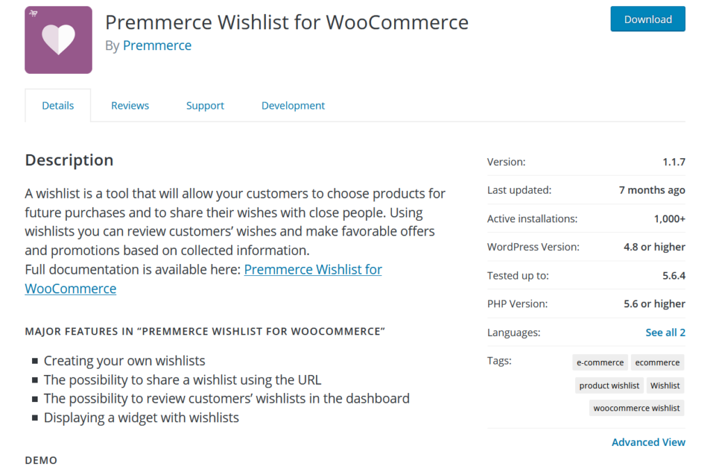 plug-ins de lista de desejos do woocommerce - lista de desejos premmerce