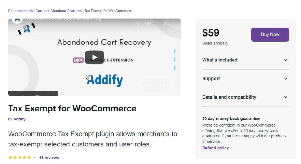 exonération d'impôt pour les plugins d'exonération d'impôt woocommerce woocommerce