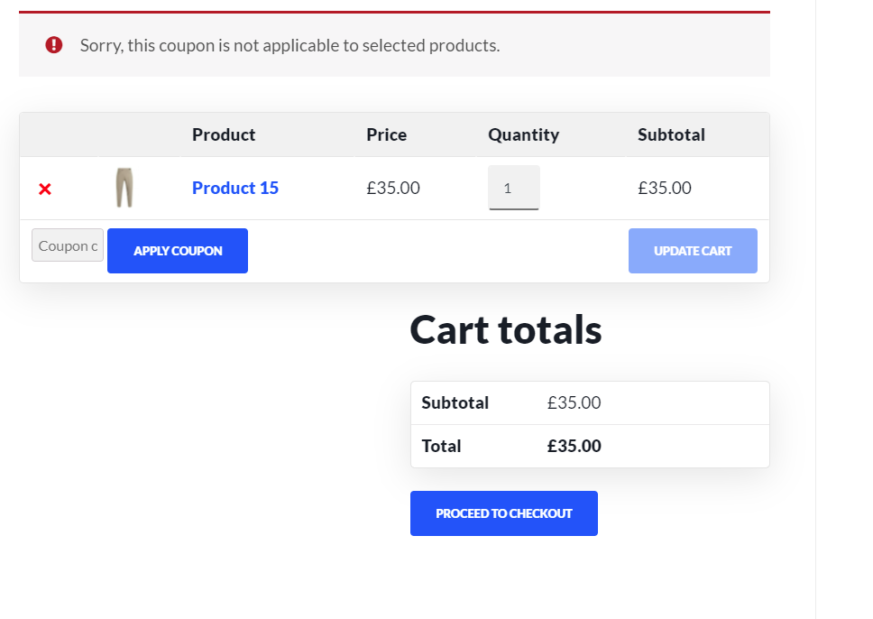 exclure le produit woocommerce des coupons - produit exclu