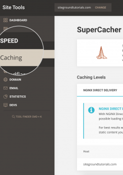 Effacer le cache du site