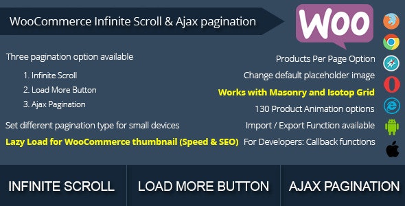 Plugin WooCommerce Infinite Scroll e AJAX Pagination per WordPress