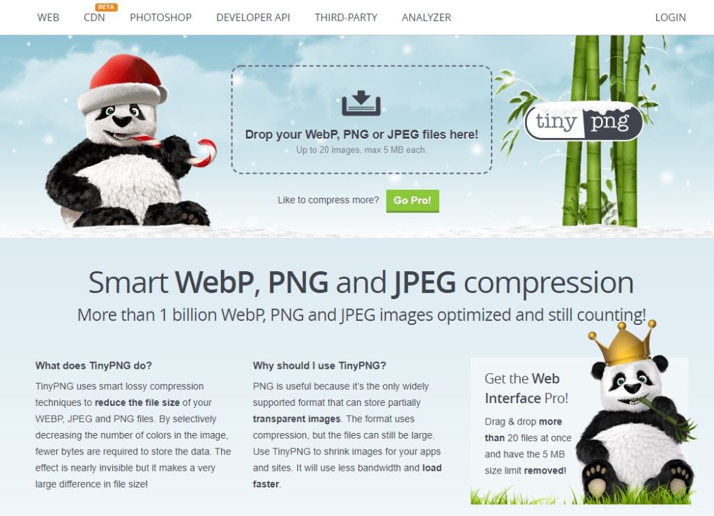 plugins de compressão de imagem do tinypng wordpress