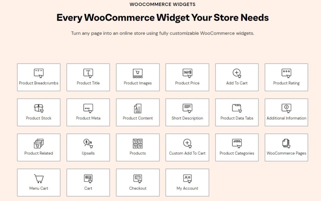 ElementorWooCommerceブロック