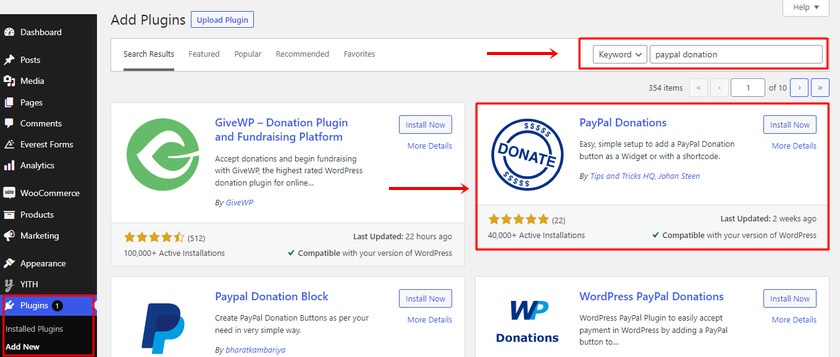 installa-plugin-donazione-paypal