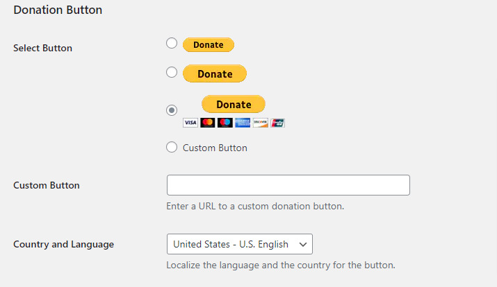 paypal-donation-button-style accetta donazioni in woocommerce