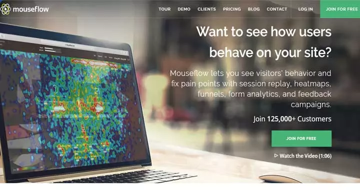 Pluginul MouseFlow Heatmap pentru WordPress