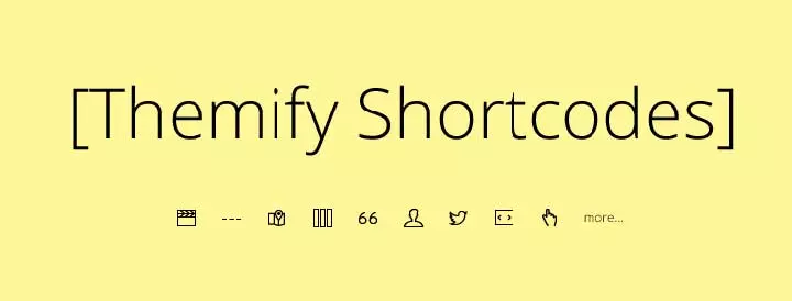 무료 Themify Shortcodes 플러그인