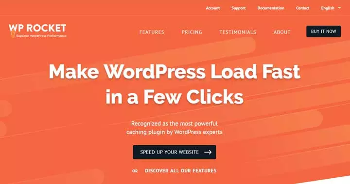 Complemento de WordPress WP Rocket