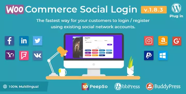 Inicio de sesión social de WooCommerce