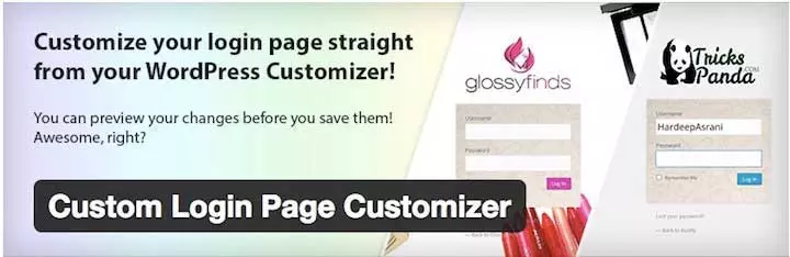 Custom Login Page Customizer