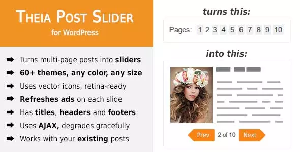 Slider post di Theia