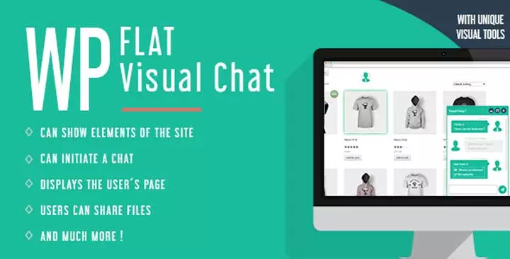 Chat visuel plat WP