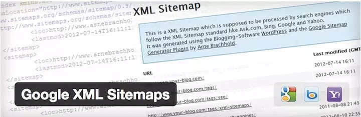 谷歌 XML 站点地图