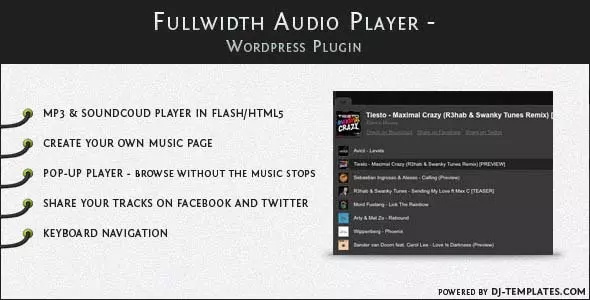 Plugin per lettori audio di WordPress