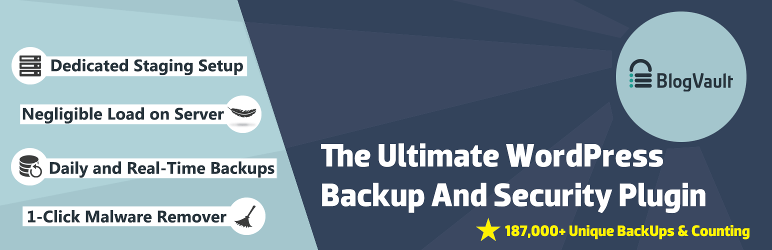 BlogVault Backup Plugin لـ WordPress