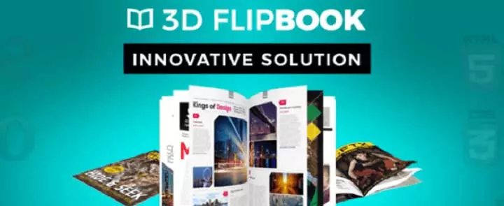 FlipBook 3D แบบโต้ตอบ