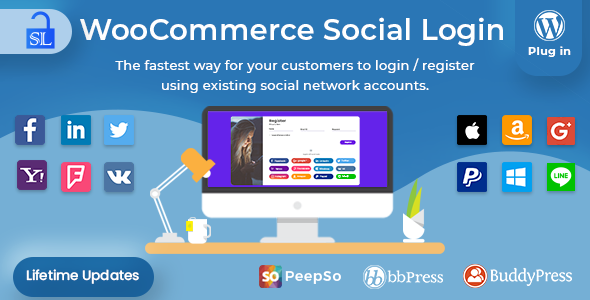 Inicio de sesión social de WooCommerce