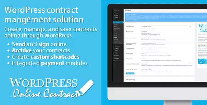 Contract online WP