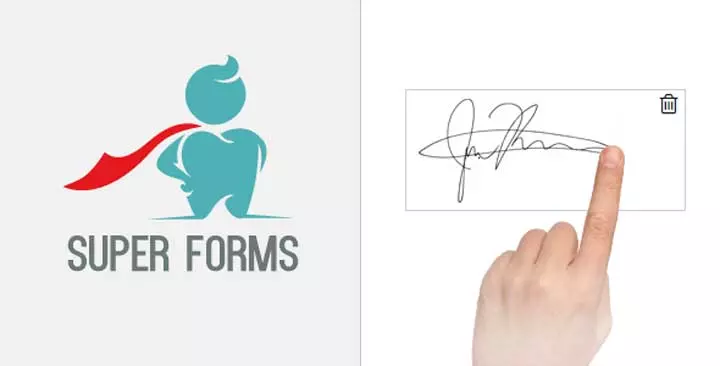 Complemento de firma de Super Forms