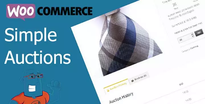 Asta semplice WooCommerce