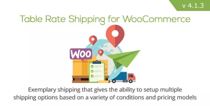 Taxa de envio de tabela para WooCommerce