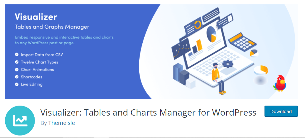 ปลั๊กอิน WordPress Tables ที่ตอบสนอง