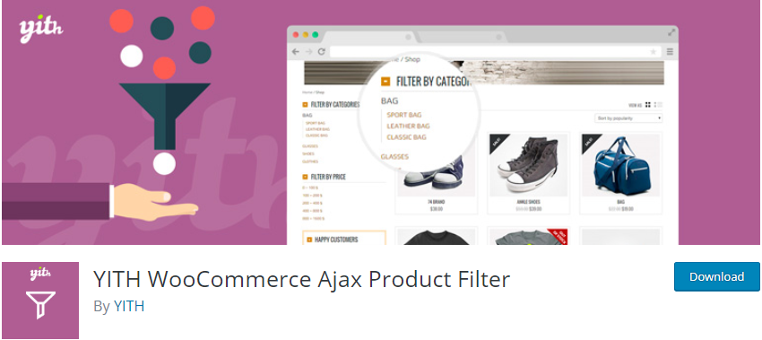 Filtre de produit YITH WooCommerce Ajax